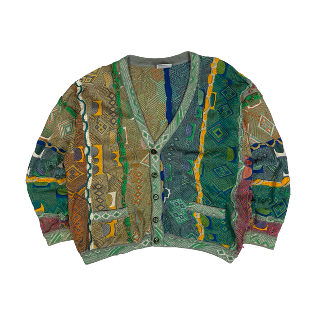 Vintage Coogi 3D Cardigan Knit Sweatshirt