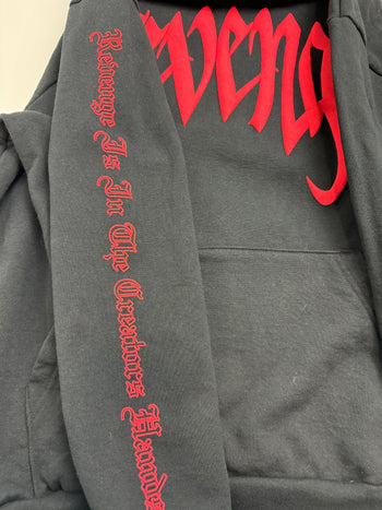 Revenge XXXTENTACION Kill Hoodie Black/Red (USED)