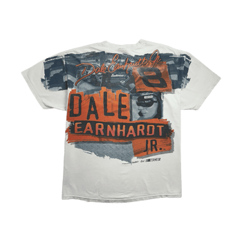 (XL) Vintage 90s Dale Earnhardt Jr. Nascar Racing Tee White