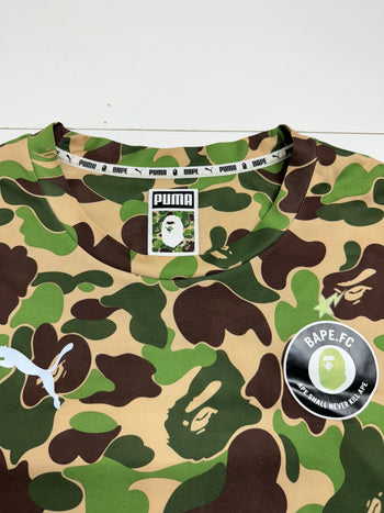 BAPE x Puma ABC Camo FC Replica Jersey Green (USED)