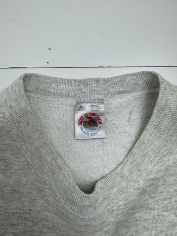 (L) Vintage '95 Ken Schrader Nascar Sweatshirt Grey