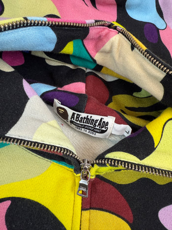BAPE Giant Ape Multi Camo Full Zip Hoodie (USED)