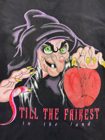 Vintage 90s Snow White Evil Queen Tee Black