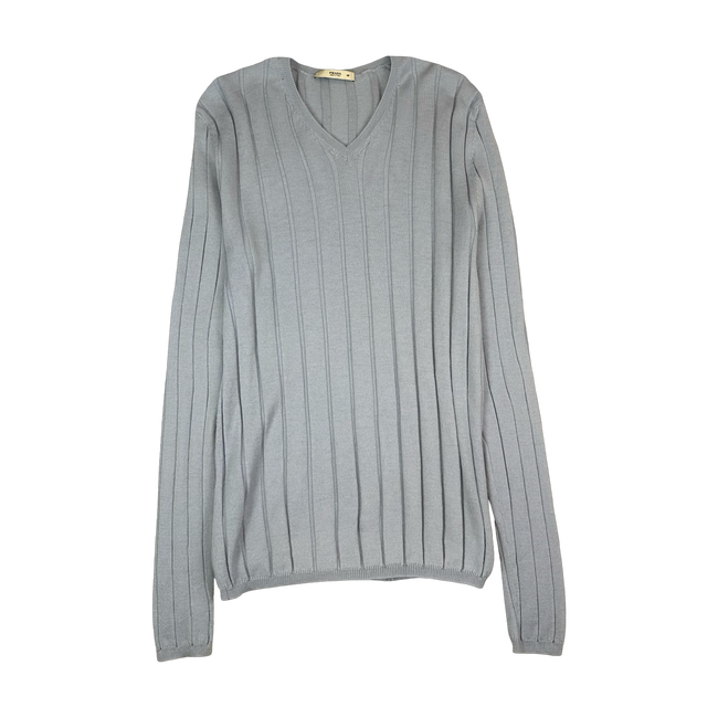 Women's Prada Blue V-neck Knit
