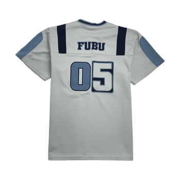 Vintage Y2k FUBU Jersey Light Grey