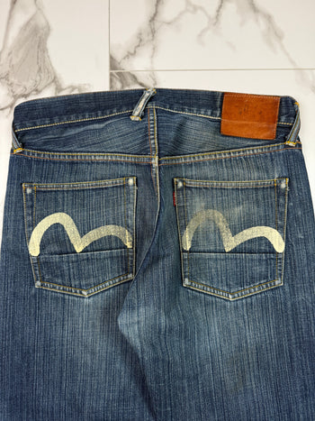 Vintage Evisu No. 3 Double Seagull Denim Pants