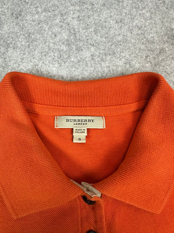 Women's Burberry Polo Shirt Orange