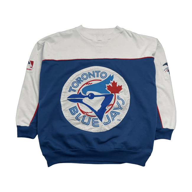 (L) Vintage Toronto Blue Jays Sweatshirt Two Tone