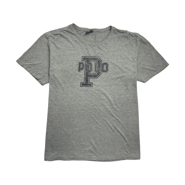 (L) Vintage Polo Ralph Lauren Tee Grey