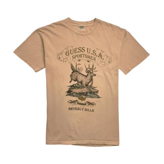 (XL) Vintage Guess USA Beverly Hills Tee Salmon Pink