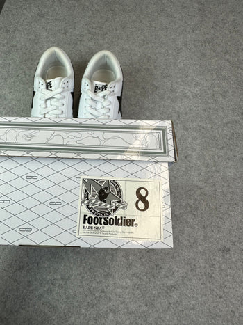 Bapesta Low M2 White Black (USED)