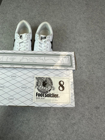 Bapesta Low M2 White Black (USED)
