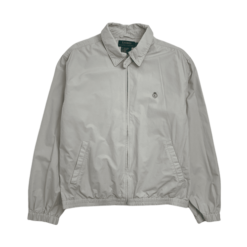 Vintage Ralph Lauren Harrington Zip Up Jacket Cream | Vintage Clothing Store Canada