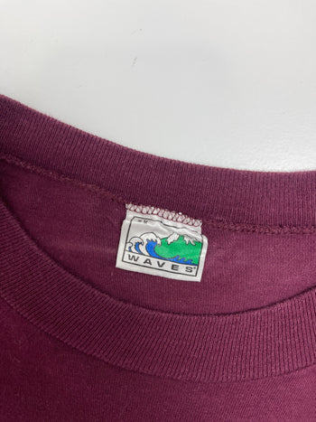 (M) Vintage '93 Toronto Blue Jays World Series Tee Burgundy Red