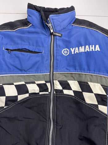 (XXL) Vintage 2000s Yamaha Insulated Racing Jacket Blue