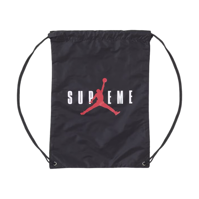 Supreme Jordan Drawstring Bag Black