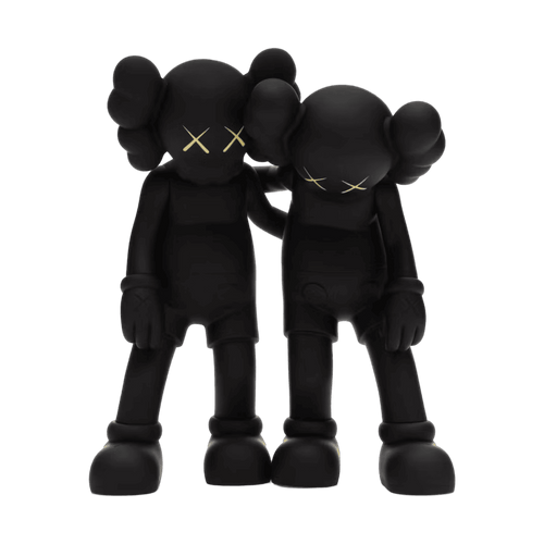 KAWS Along The Way Vinyl Figure Black | Vintage Clothing Store Canada