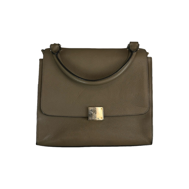 Celine Trapeze Leather Handbag