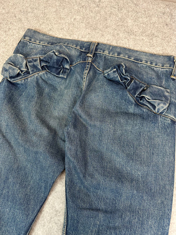 Women’s Junya Watanabe Comme Des Garcons Distressed Denim Pants