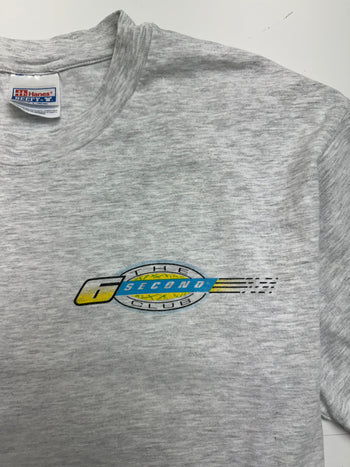 (M) Vintage 2000s The 6 Second Club Hot Rod Tee Grey