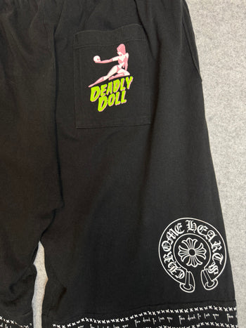 Chrome Hearts Deadly Doll Sweatpants Black