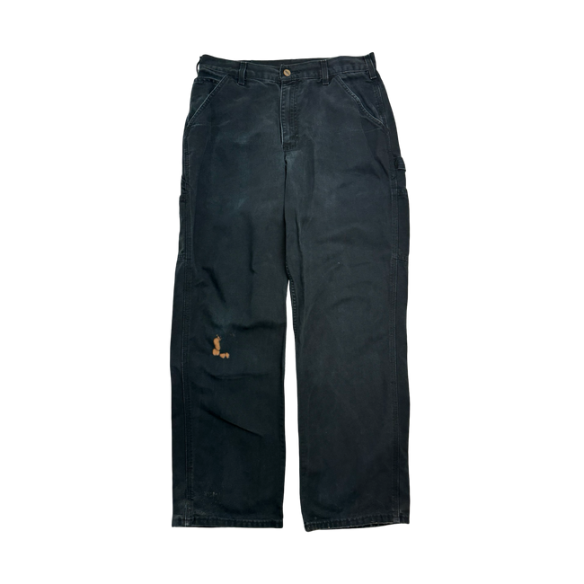 (32) Vintage Carhartt Carpenter Pants Black