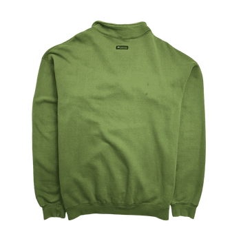 (XL) Vintage 90s Columbia Quarter-Zip Sweatshirt Green