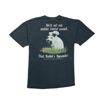 (L) Vintage 2000s Monty Python Rabbit Promo Tee Black