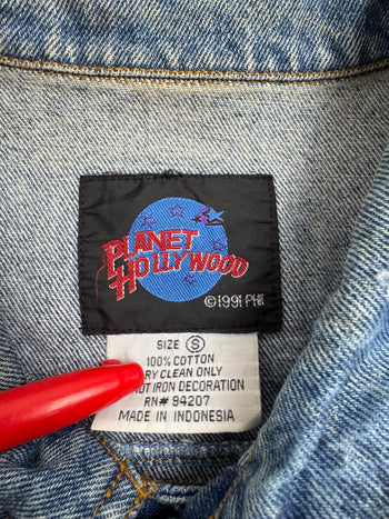 Vintage Planet Hollywood Denim Jacket