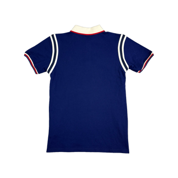 Women's Gucci Bee Polo Tee Navy