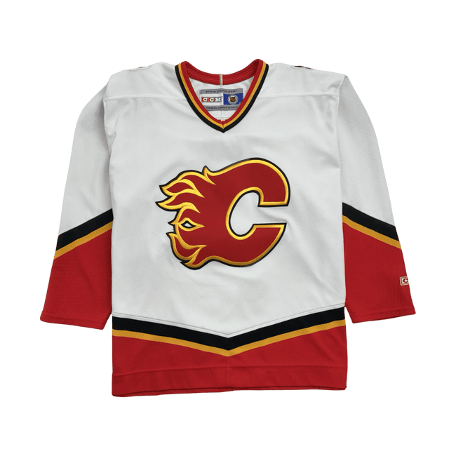 (XL) NHL Calgary Flames Hockey Jersey White