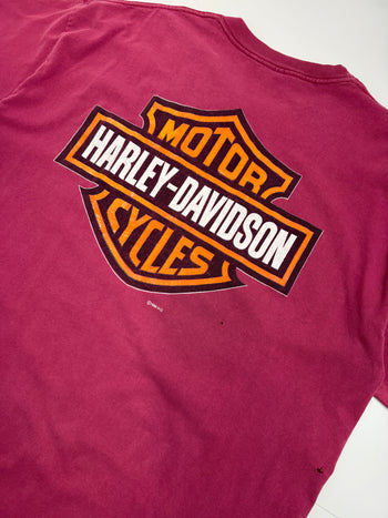 Vintage 1996 Harley Davidson Tee Red