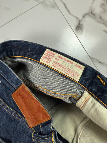 Vintage Evisu Lot 2000 Daicock Paint Splatter Denim Pants