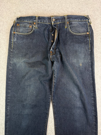 Vintage Evisu Lot 0001 No. 2 Daicock Red Denim Pants