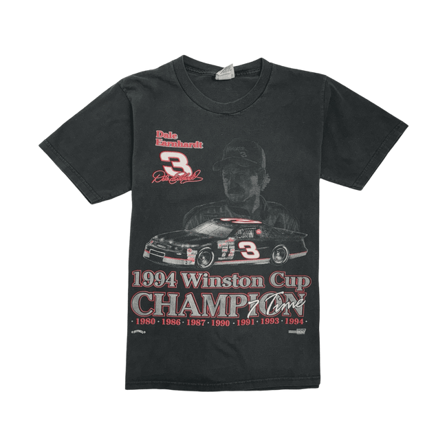 (M) Vintage '94 Winston Cup Dale Earnhardt Nascar Tee Black