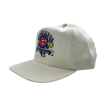 Vintage 1990 Chicago Cubs All-Star Snapback Hat White