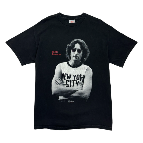 Vintage 1990’s John Lennon New York City Tee Black | Vintage Clothing Store Canada