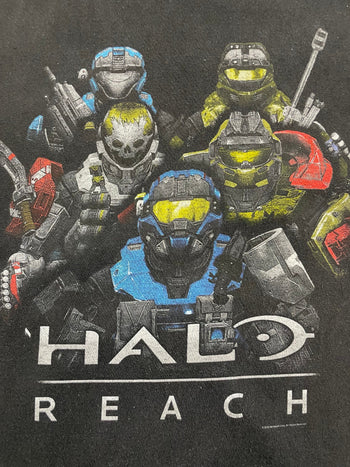 (L) Vintage 2010s Halo Reach Promo Tee Black