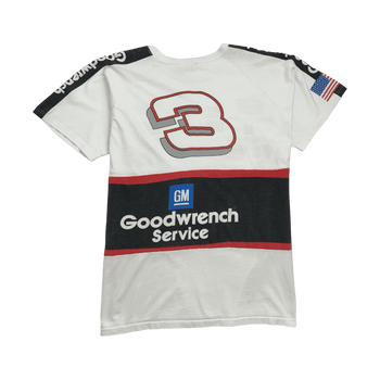 (L) Vintage GM Goodwrench Nascar Tee White