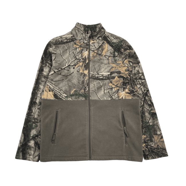 (L) RealTree Zip-Up Camo Fleece