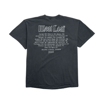 (L) Meatloaf 2010 Hang Cool Tour Tee Black
