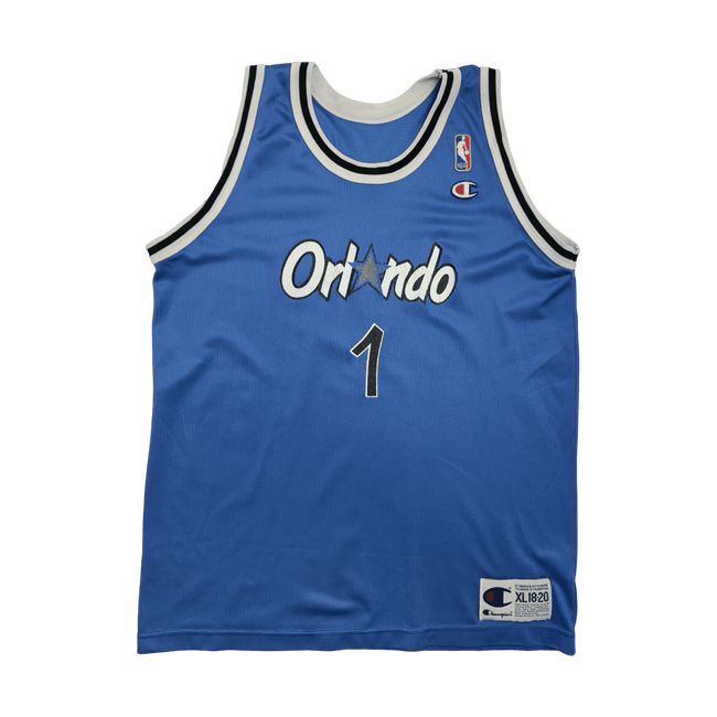 (M) Vintage Champion Orlando Magic Penny Hardaway Jersey Blue