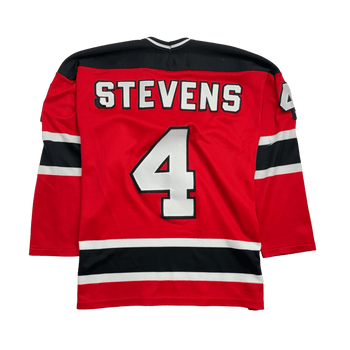(L) NHL New Jersey Devils Scott Stevens Hockey Jersey Red