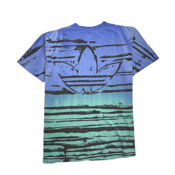 Vintage 90s Adidas AOP Gradient Tee