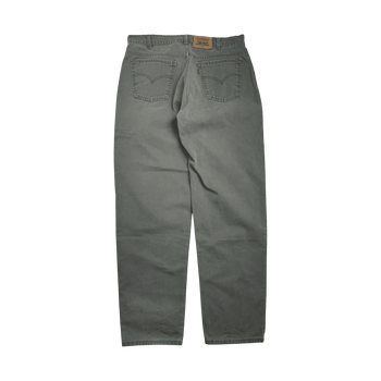 Vintage Levis 634 Black Tab Denim Pants Green