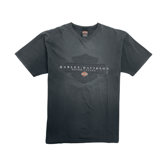 (L) Vintage '00 Harley Davidson Naples Tee Black
