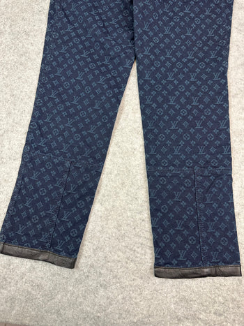 Women’s Louis Vuitton Monogram Denim Pants
