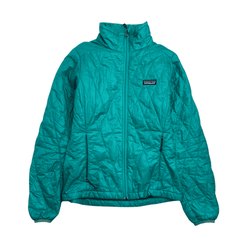 Vintage Womens Patagonia Micro Puff Jacket Aqua | Vintage Clothing Store Canada