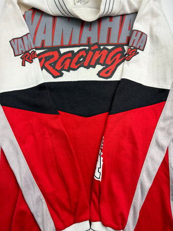 (M) Vintage 90s Yamaha Racing L/S Tee White