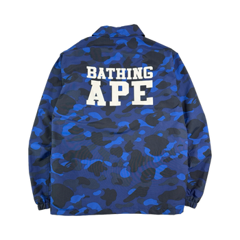 BAPE Color Camo Coach Jacket Blue (USED)